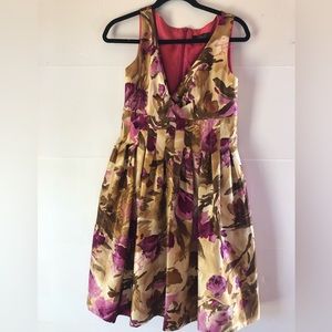 Eliza J. Women’s 6 floral dress wedding office party Spring cocktail bru…